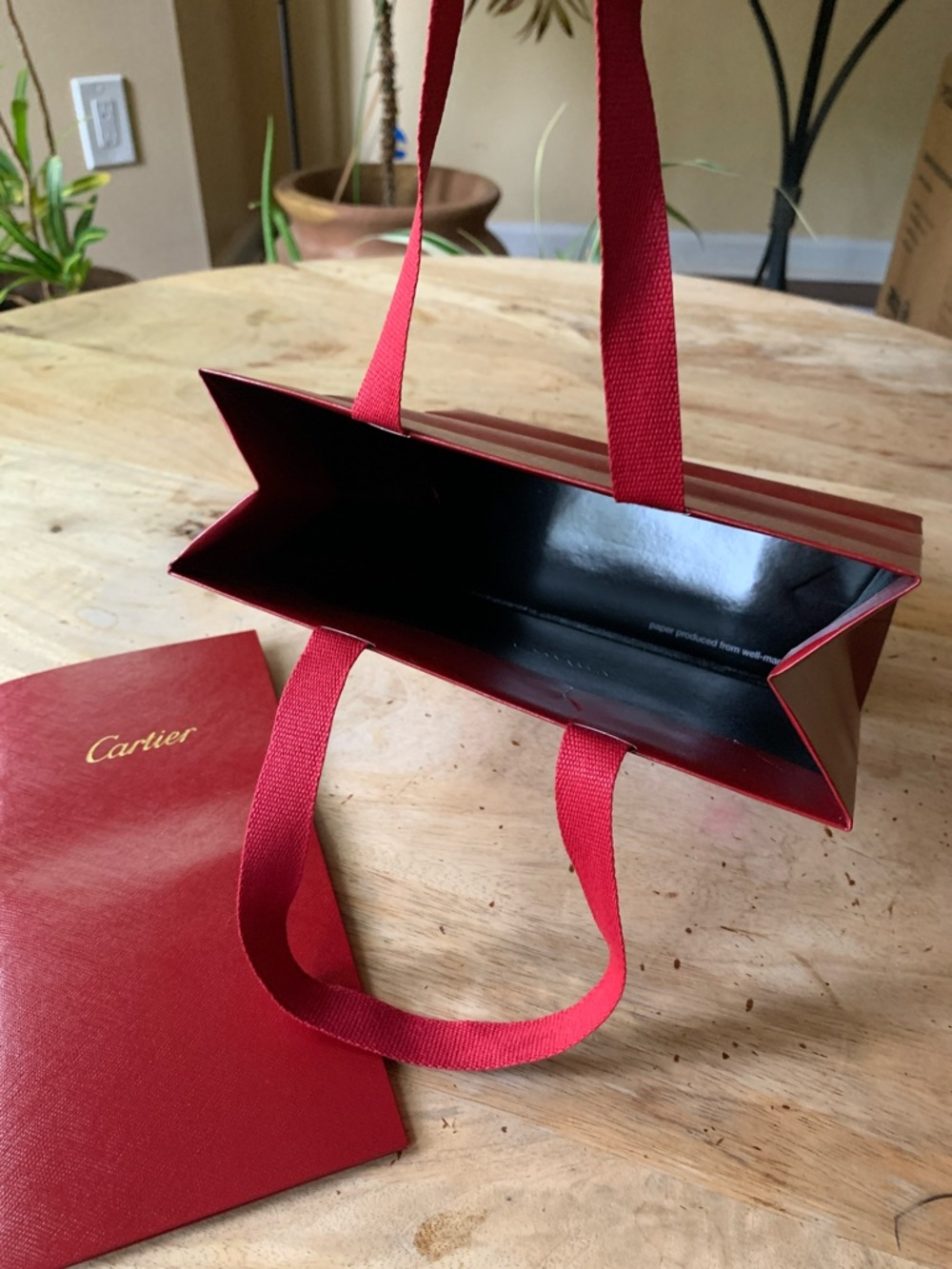 CARTIER Gift Bag with Matching Envelope - Picture 6 of 8